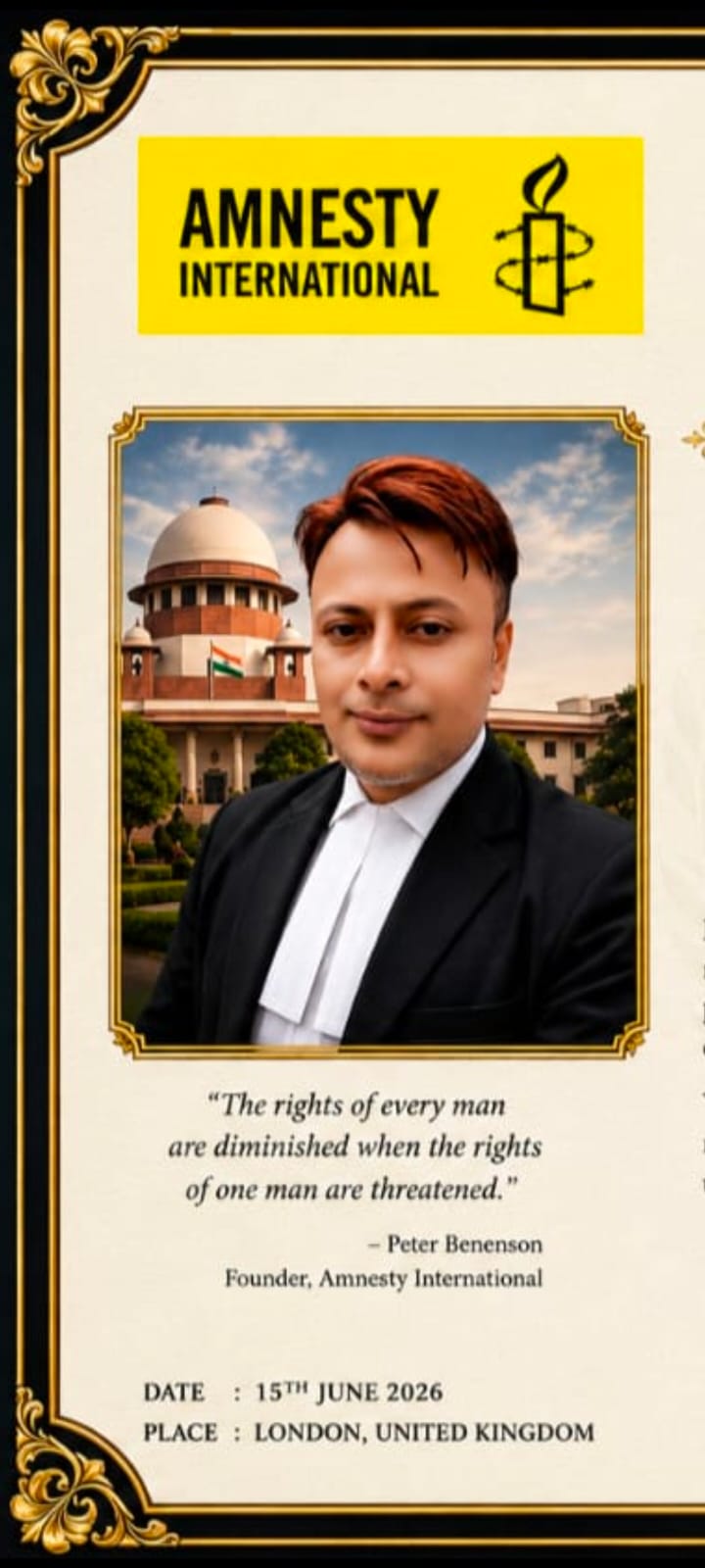 Legal publication and professional activity featuring Advocate Tirthankar Mukherjee